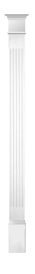 Комплект Decomaster DK-82210-SET3: пилястра DK-82210, капитель DK-82211B, основание DK-82212