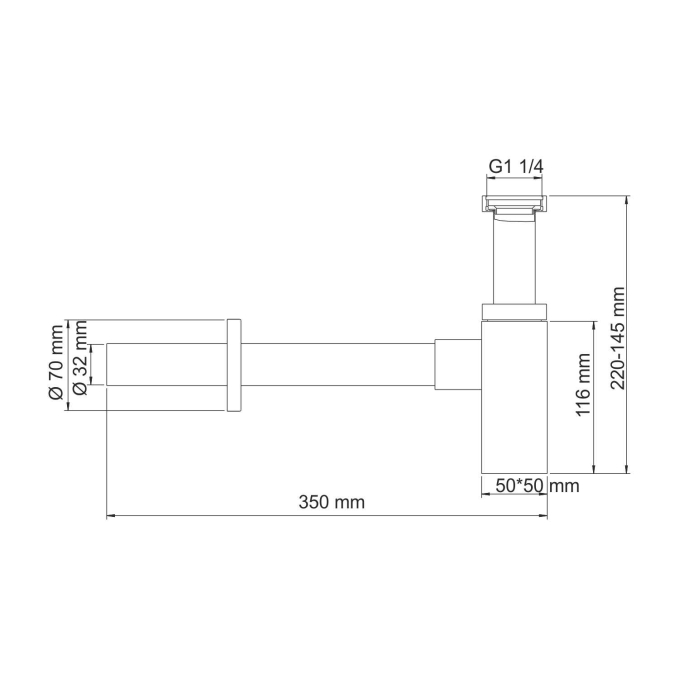Сифон WasserKRAFT A072