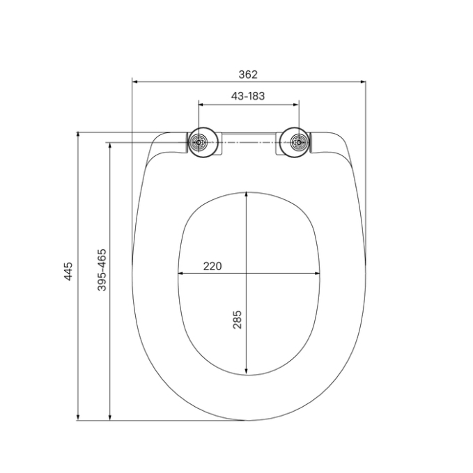 Сиденье для унитаза Iddis Optima Home ID 136 Dp Sc
