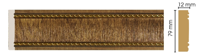 Молдинг Decomaster 150-3, 80x12x2400 мм