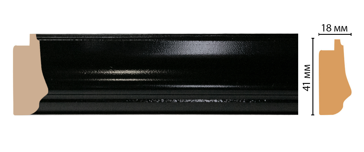Багет Decomaster 477-1195 ДМ, 41x18x2900 мм Багет Decomaster 477-1195 ДМ, 41x18x2900 мм