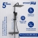 Душевая система WasserKRAFT  A114.162.130.CB T