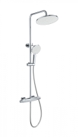 Душевая стойка со смесителем Wonzon & Woghand Neo WW-B3045-A-CR хром глянцевая с термостатом Душевая стойка со смесителем Wonzon & Woghand Neo WW-B3045-A-CR хром глянцевая с термостатом