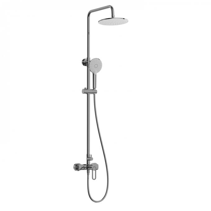 Душевая стойка со смесителем Wonzon & Woghand WW-B2166-A-CR хром глянцевая Душевая стойка со смесителем Wonzon & Woghand WW-B2166-A-CR хром глянцевая