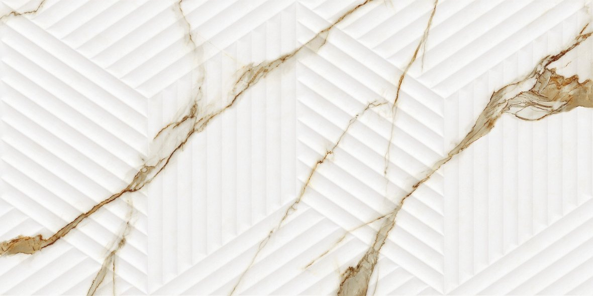 Настенная плитка TC Vector Bianco Carrara Oro Cubo 30x60 Настенная плитка TC Vector Bianco Carrara Oro Cubo 30x60