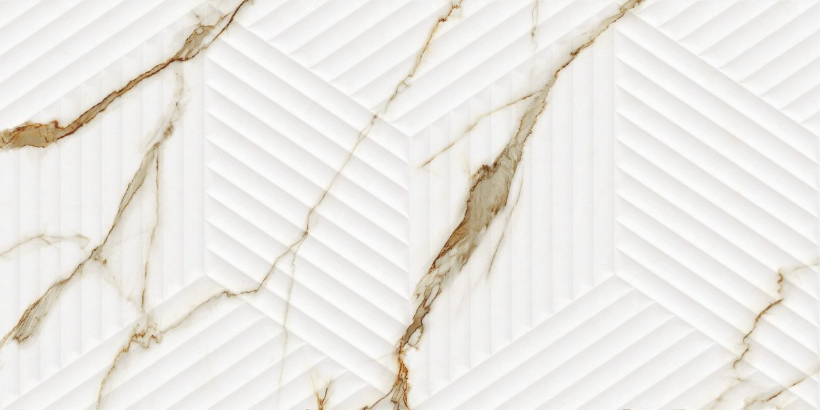 Настенная плитка TC Vector Bianco Carrara Oro Cubo 30x60 Настенная плитка TC Vector Bianco Carrara Oro Cubo 30x60