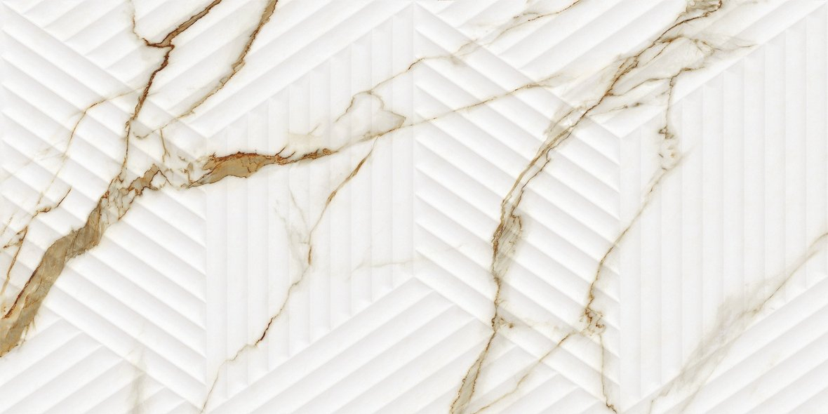 Настенная плитка TC Vector Bianco Carrara Oro Cubo 30x60 Настенная плитка TC Vector Bianco Carrara Oro Cubo 30x60