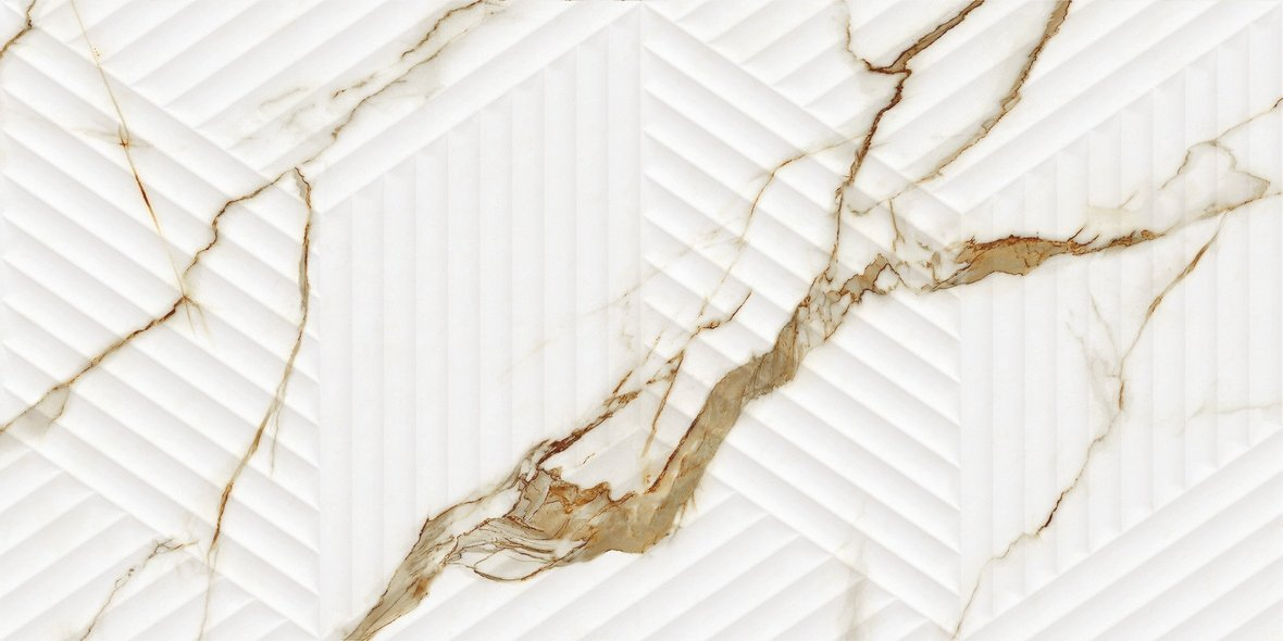 Настенная плитка TC Vector Bianco Carrara Oro Cubo 30x60 Настенная плитка TC Vector Bianco Carrara Oro Cubo 30x60