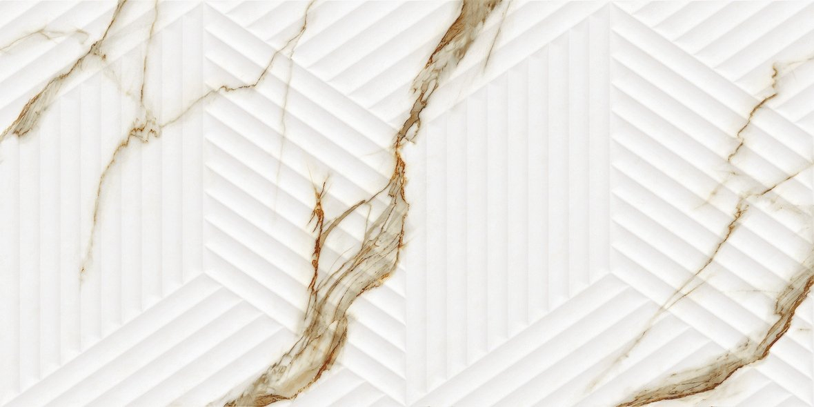 Настенная плитка TC Vector Bianco Carrara Oro Cubo 30x60 Настенная плитка TC Vector Bianco Carrara Oro Cubo 30x60