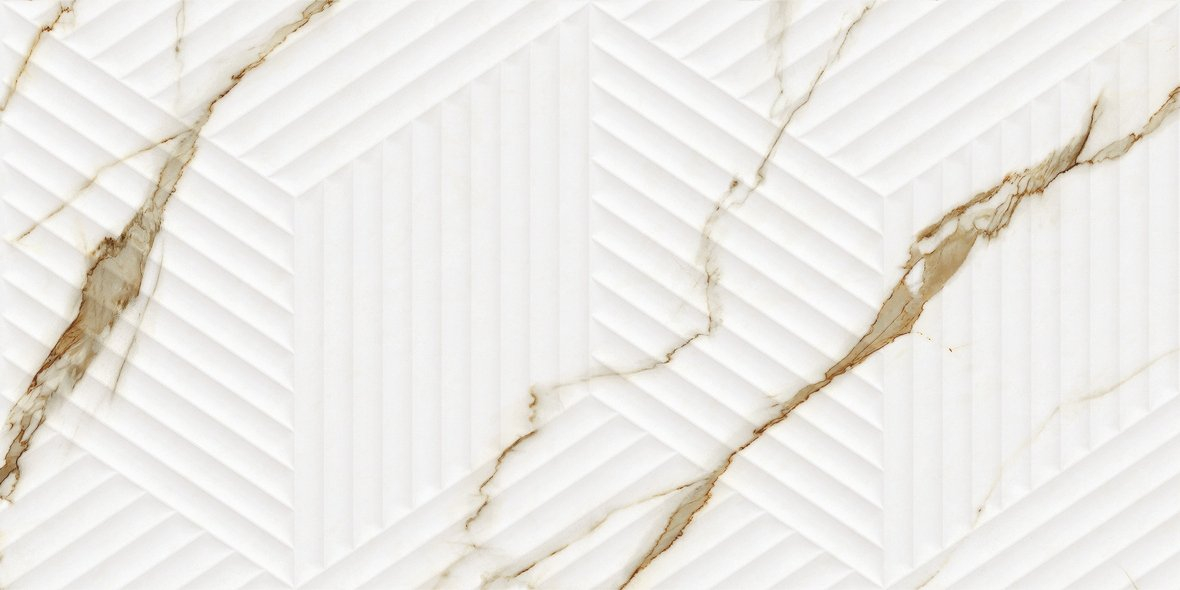 Настенная плитка TC Vector Bianco Carrara Oro Cubo 30x60 Настенная плитка TC Vector Bianco Carrara Oro Cubo 30x60