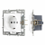 Механизм электрической розетки SCT-MEU1-PL-WH (250V, 16A), Arlight, 043730