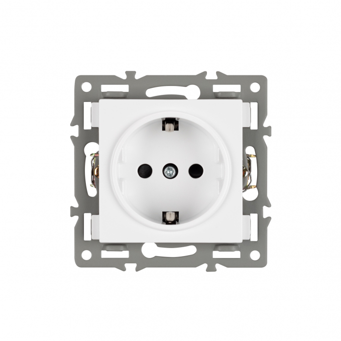 Механизм электрической розетки SCT-MEU1-PL-WH (250V, 16A), Arlight, 043730, изображение 2 Механизм электрической розетки SCT-MEU1-PL-WH (250V, 16A), Arlight, 043730, изображение 2