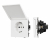 Механизм розетки влагозащищённый SCT-TENDO-MCP-PL-WH (230V, 16A), Arlight, 054090