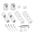 Крепление ARL-WAVE-1815-S-2-ENDCAP White, Arlight, 057584