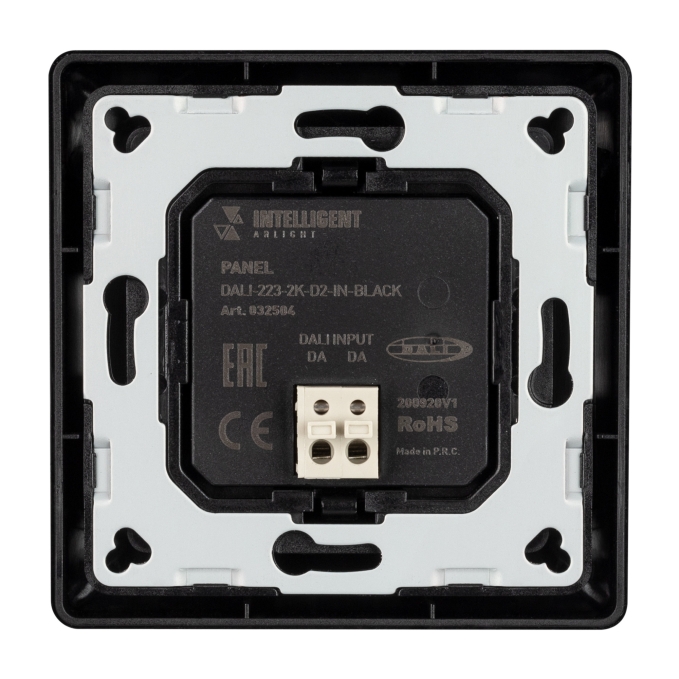 INTELLIGENT ARLIGHT Панель DALI-223-2K-D2-IN-BLACK (BUS, Free purpose), Arlight, 032504, изображение 4 INTELLIGENT ARLIGHT Панель DALI-223-2K-D2-IN-BLACK (BUS, Free purpose), Arlight, 032504, изображение 4