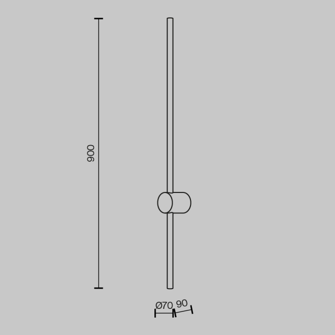 Настенный светильник (бра) Луч света / Light stick 3000К 10Вт Maytoni, MOD237WL-L11BS3K, изображение 4 Настенный светильник (бра) Луч света / Light stick 3000К 10Вт Maytoni, MOD237WL-L11BS3K, изображение 4