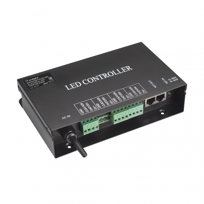 Контроллер HX-SPI-DMX-SL-4P (4096 pix, 220V, TCP/IP, add, ArtNet), Arlight, 027277, изображение 1