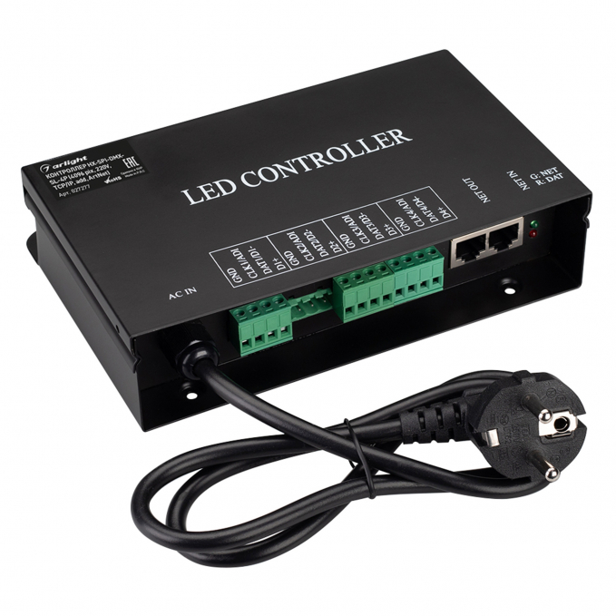 Контроллер HX-SPI-DMX-SL-4P (4096 pix, 220V, TCP/IP, add, ArtNet), Arlight, 027277, изображение 2