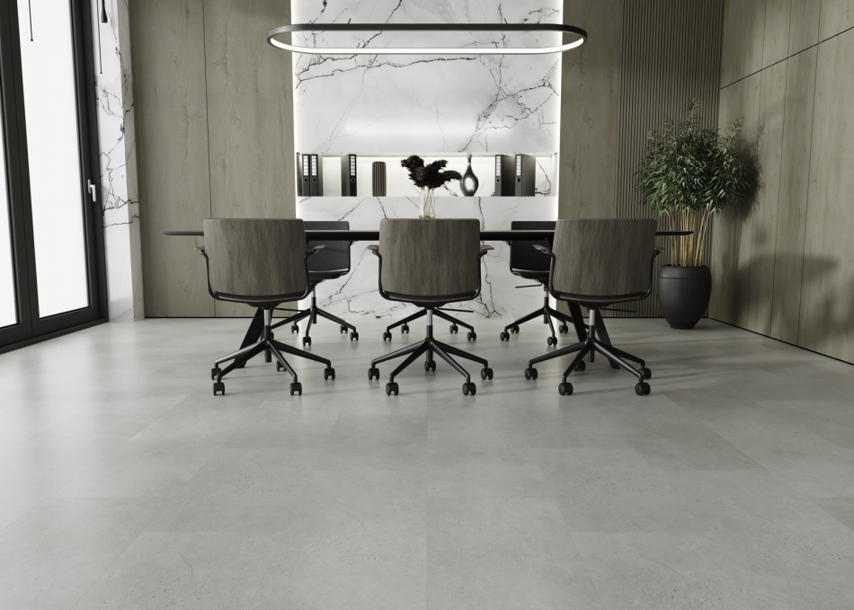 Ламинат SPC IDEAL Flooring Fine Stone Cement 04010, размер 305x575x4,6 мм Ламинат SPC IDEAL Flooring Fine Stone Cement 04010, размер 305x575x4,6 мм