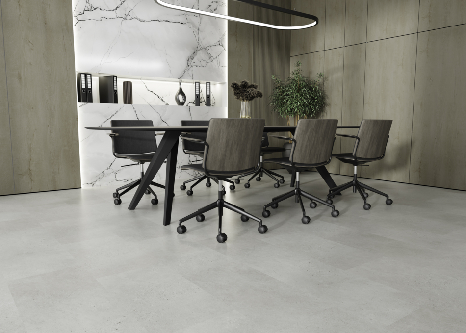 Ламинат SPC IDEAL Flooring Fine Stone Cement 04010, размер 305x575x4,6 мм Ламинат SPC IDEAL Flooring Fine Stone Cement 04010, размер 305x575x4,6 мм