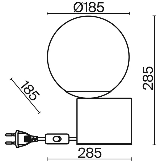 Настольный светильник Баррель / Barrel, Freya, FR5286TL-01BS Настольный светильник Баррель / Barrel, Freya, FR5286TL-01BS