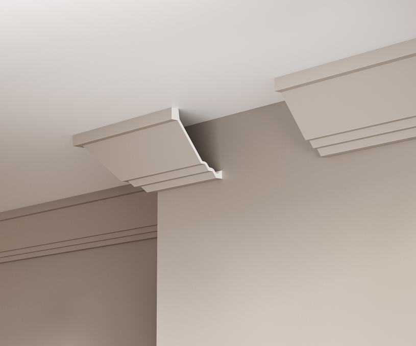 Карниз Cosca Decor KX054, 113х116x2000 мм, Экополимер Карниз Cosca Decor KX054, 113х116x2000 мм, Экополимер