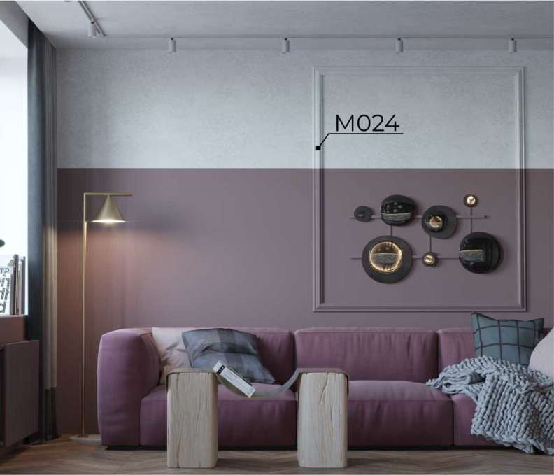 Молдинг Cosca Decor MX024, 58х19x2000 мм, Экополимер