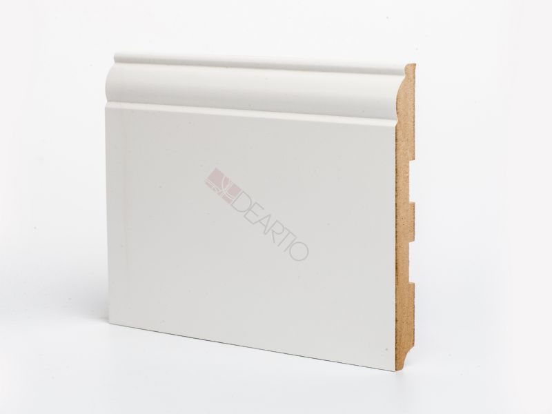 Плинтус Deartio U104-150 Белый, 150x16x2050 мм Плинтус Deartio U104-150 Белый, 150x16x2050 мм