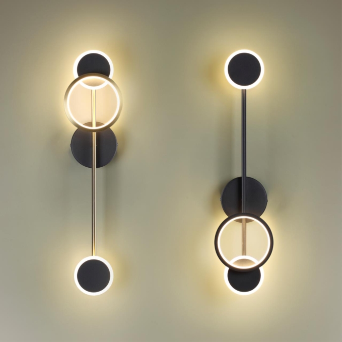 Настенный светильник IP20 LED 16W 740Лм 3000K DENZEL MIDCENT ODL22 453 ODEON LIGHT 4322/16WL, композиция 1