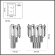 Бра E14 2*40W BULLON HALL ODL24 603 ODEON LIGHT 5069/2W, схема товара Бра E14 2*40W BULLON HALL ODL24 603 ODEON LIGHT 5069/2W, схема товара