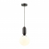 Подвес E27 1*40W (тип лампы СВЕЧА) 220V OKIA PENDANT ODL20 393 ODEON LIGHT 4668/1, фото на белом фоне