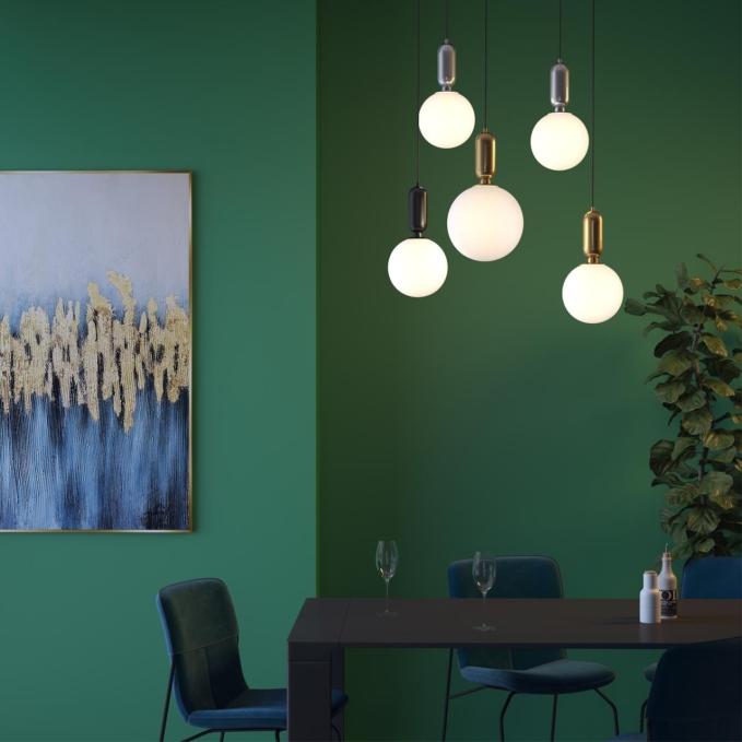 Подвес E27 1*40W (тип лампы СВЕЧА) 220V OKIA PENDANT ODL20 393 ODEON LIGHT 4668/1, фото в интерьере 1