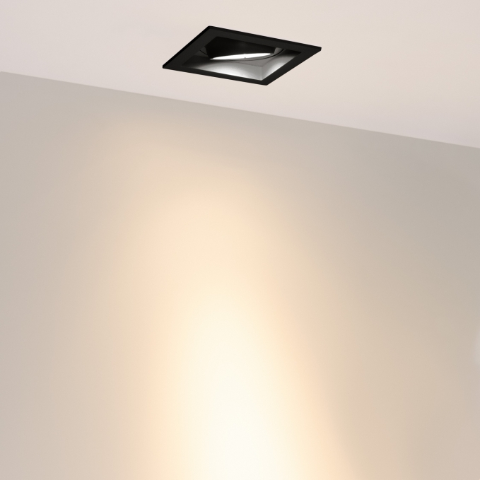 Светильник MS-VORTEX-BUILT-S117x117-20W Warm3000 (BK-BK, 20 deg, 230V), Arlight, 058363, изображение 2