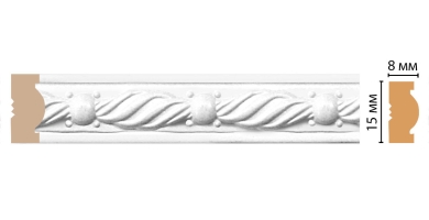 Молдинг Decomaster 105-16, 15x8x2400 мм Молдинг Decomaster 105-16, 15x8x2400 мм