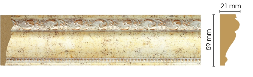 Молдинг Decomaster 161-553, 60x22x2400 мм Молдинг Decomaster 161-553, 60x22x2400 мм