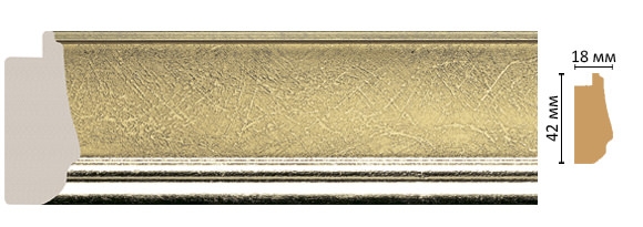 Багет Decomaster 477-1243, 41x18x2900 мм Багет Decomaster 477-1243, 41x18x2900 мм