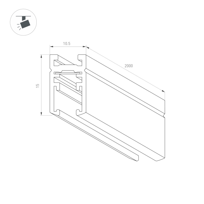 Трек MAG-MICROCOSM-TRACK-1115-2000 (BK), Arlight, 051941, изображение 2 Трек MAG-MICROCOSM-TRACK-1115-2000 (BK), Arlight, 051941, изображение 2