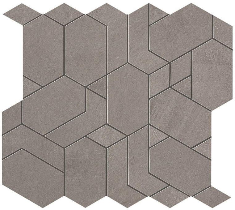 Мозаика Atlas Concorde Boost Grey Mosaico Shapes 31x33.5, AN65