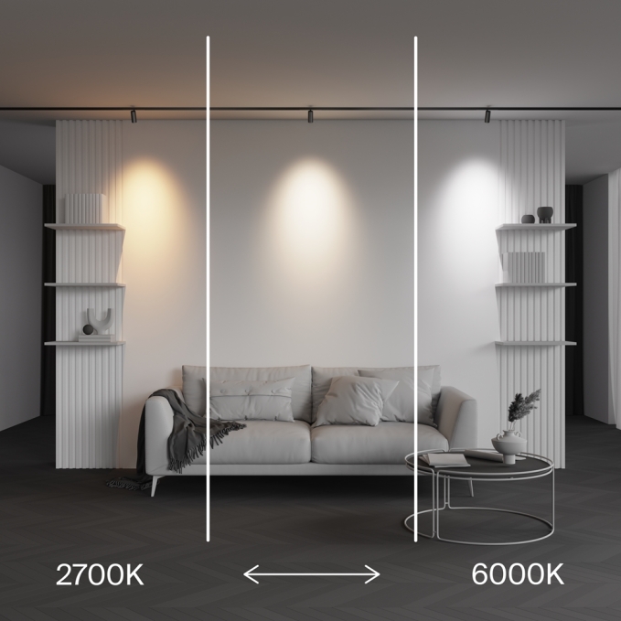 Трековый светильник Фокус / Focus Led Exility X 2700-6000K 5Вт 36° Dim Dali2, TR243-4-5WTW-DD2-B, изображение 6 Трековый светильник Фокус / Focus Led Exility X 2700-6000K 5Вт 36° Dim Dali2, TR243-4-5WTW-DD2-B, изображение 6
