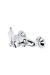 Смеситель для душа Boheme Vogue Crystal 224-CRST хром глянцевый
