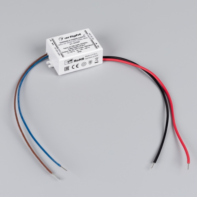 Блок питания ARPJ-SP-39260-PFC-TRIAC-MINI (10W, 20-39V, 260mA), Arlight, 047587, изображение 2 Блок питания ARPJ-SP-39260-PFC-TRIAC-MINI (10W, 20-39V, 260mA), Arlight, 047587, изображение 2