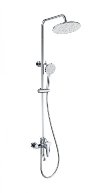 Душевая стойка со смесителем Wonzon & Woghand WW-B2168-A-CR хром глянцевая