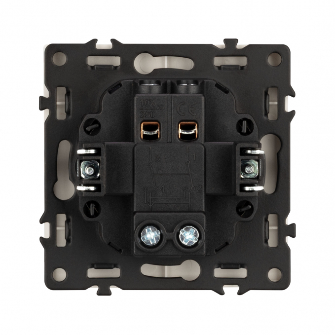 Механизм выключателя одноклавишный перекрёстный SWT-NOBE-MKX1-SFPL-WH (230V, 10A), Arlight, 054234, изображение 3 Механизм выключателя одноклавишный перекрёстный SWT-NOBE-MKX1-SFPL-WH (230V, 10A), Arlight, 054234, изображение 3