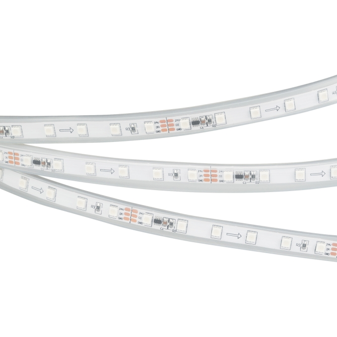 Светодиодная лента герметичная SPI-P-F72-11mm 24V RGB-PX6 (14.4 W/m, IP66, 3535, 5m), Arlight, 030484(2), изображение 2 Светодиодная лента герметичная SPI-P-F72-11mm 24V RGB-PX6 (14.4 W/m, IP66, 3535, 5m), Arlight, 030484(2), изображение 2