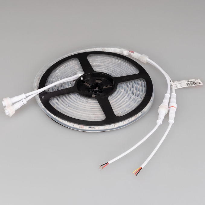 Светодиодная лента герметичная SPI-P-F72-11mm 24V RGB-PX6 (14.4 W/m, IP66, 3535, 5m), Arlight, 030484(2), изображение 3 Светодиодная лента герметичная SPI-P-F72-11mm 24V RGB-PX6 (14.4 W/m, IP66, 3535, 5m), Arlight, 030484(2), изображение 3