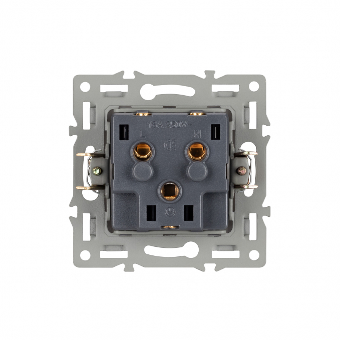 Механизм электрической розетки SCT-MEU1-PL-BK (250V, 16A), Arlight, 043731, изображение 3 Механизм электрической розетки SCT-MEU1-PL-BK (250V, 16A), Arlight, 043731, изображение 3