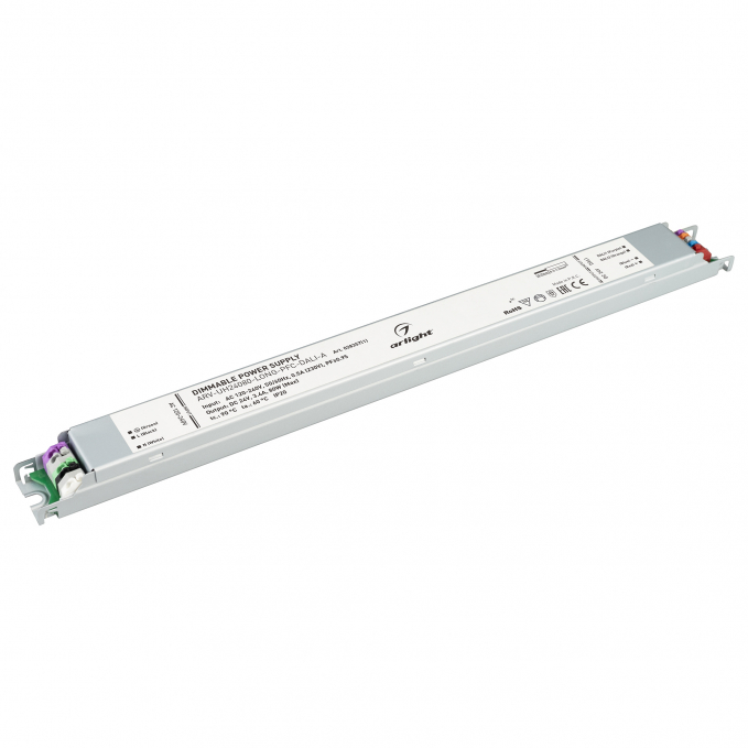 Блок питания ARV-UH24080-LONG-PFC-DALI-A (24V, 3.4A, 80W), Arlight, 028357(1), изображение 1 Блок питания ARV-UH24080-LONG-PFC-DALI-A (24V, 3.4A, 80W), Arlight, 028357(1), изображение 1