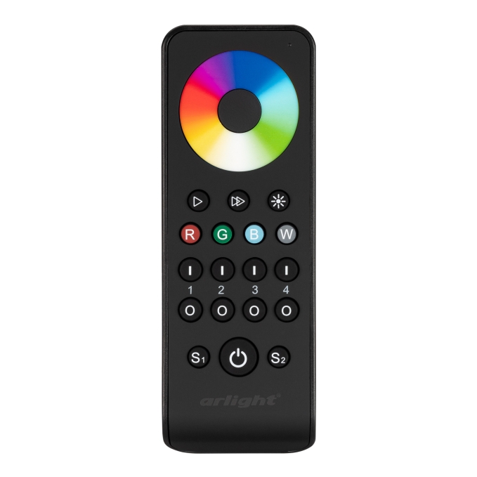 Пульт SMART-R43-RGBW Black (4 зоны, 2.4G), Arlight, 031939, изображение 3