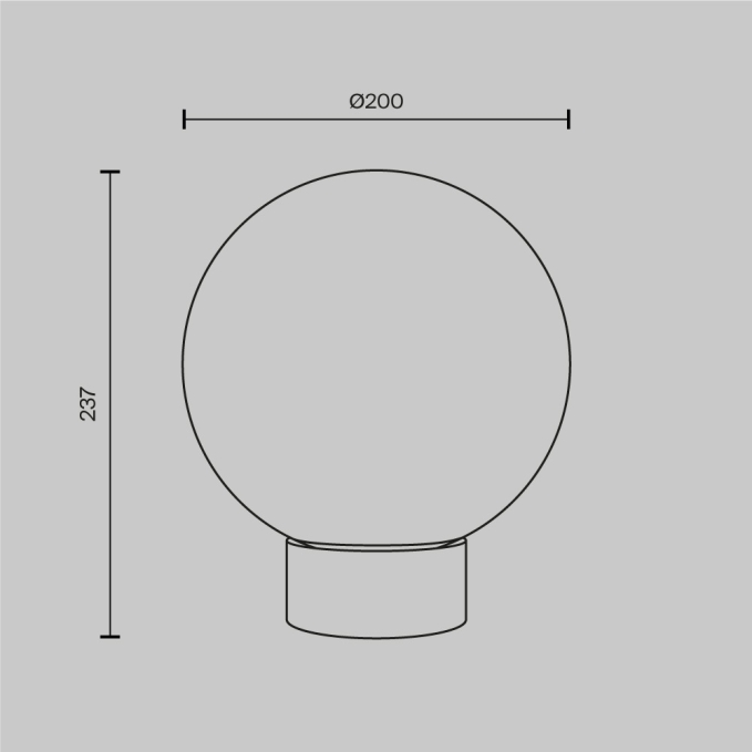 Настольный светильник Базовая форма / Basic form E14х1, MOD321TL-01G3, изображение 5