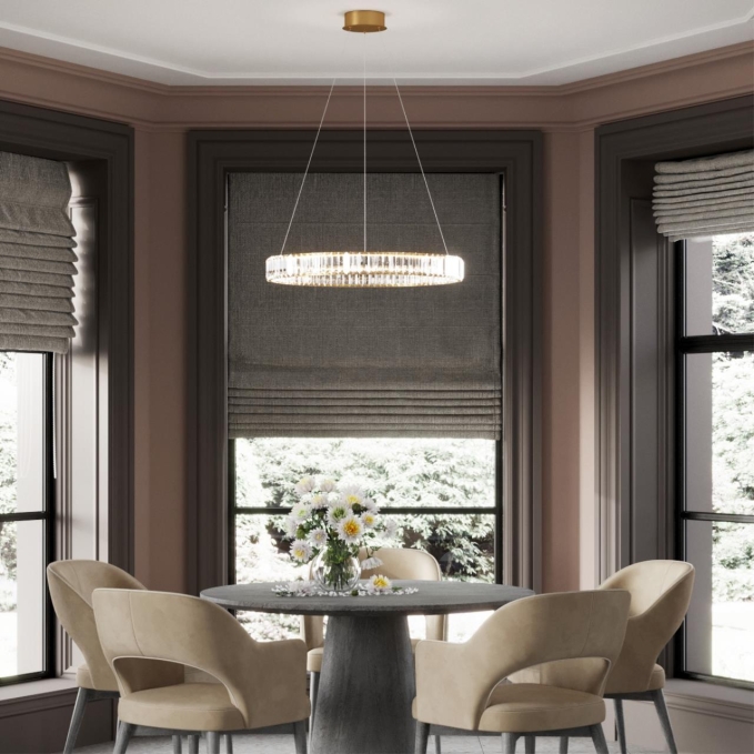 Люстра LED 45W 4000K 4500Лм VEKIA L-VISION ODL23 587 ODEON LIGHT 5015/45L, фото в интерьере 2 Люстра LED 45W 4000K 4500Лм VEKIA L-VISION ODL23 587 ODEON LIGHT 5015/45L, фото в интерьере 2